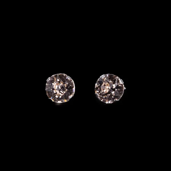 Srebrne minđuše Diamond Glow Narandžasta sa blistavim akcentom koji unosi toplinu i eleganciju u svaki izgled.