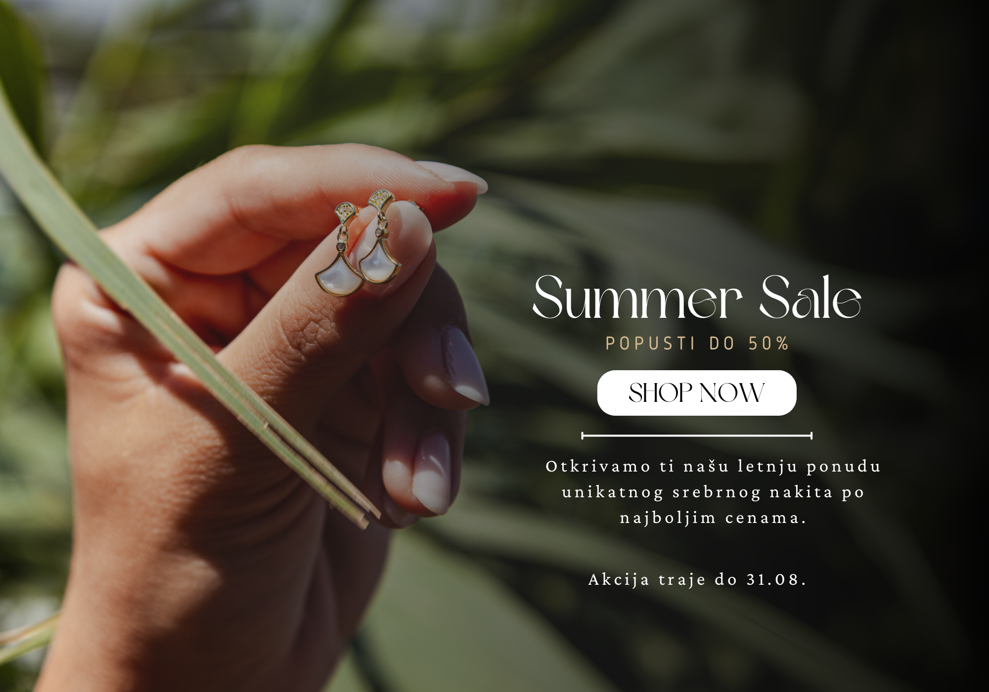 Letnja ponuda srebrnog nakita – Summer Sale