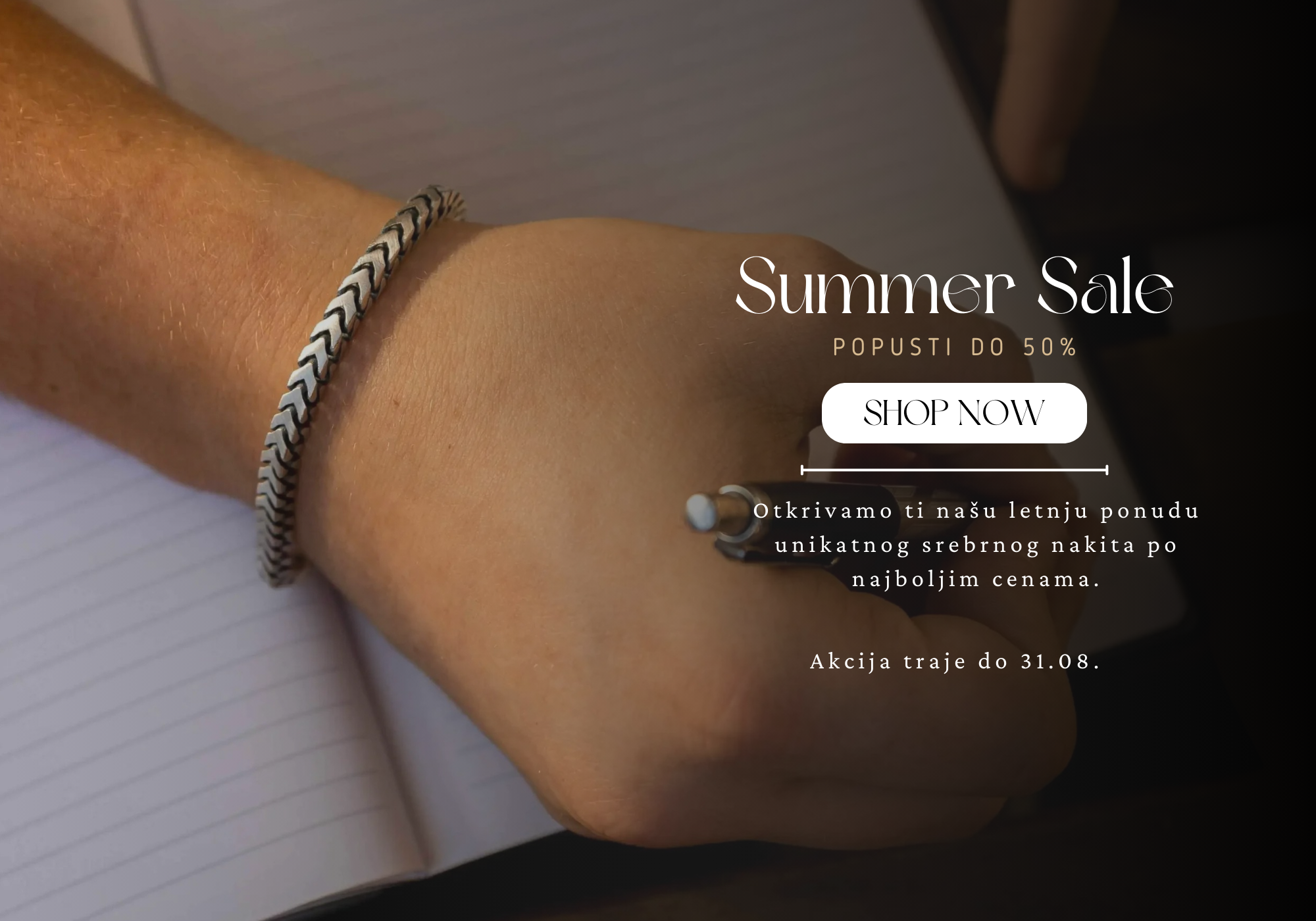 Letnja ponuda srebrnog nakita – Summer Sale