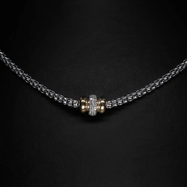 Glam Silver Ogrlica Glam - ogrlica od 925 srebra i rodijuma - glavni prikaz | Statement Srebro Beograd