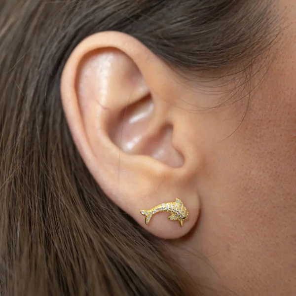 Ženske Minđuše Amour D’ore - Delfin