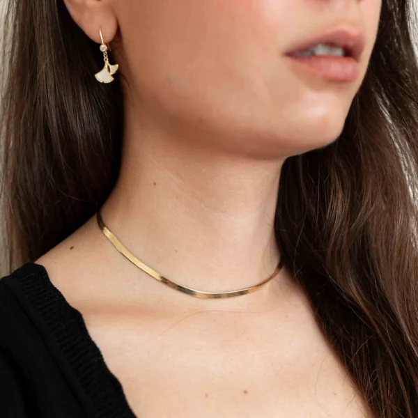 Ogrlica Zmijica Zlatna