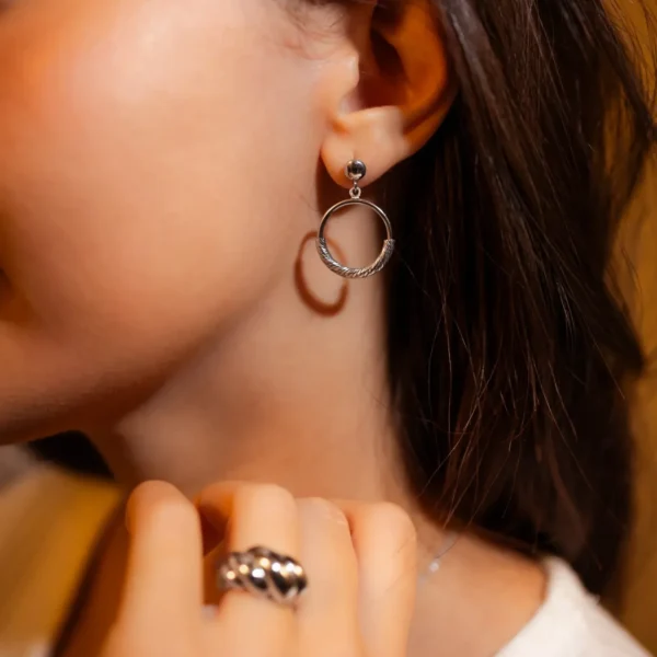 Diamond Cut Alke Srebrne