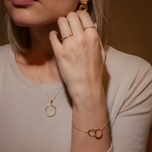 Diamond Cut Prsten Zlatni