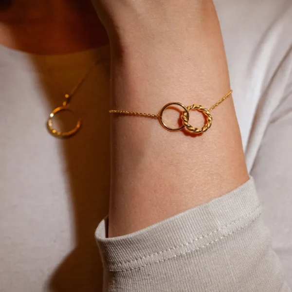 Eternal Twist Narukvica Zlatna