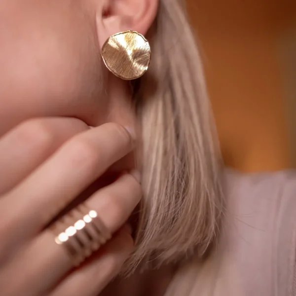 Kleopatra Smokivce Zlatne Minđuše