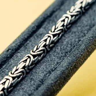 Muška narukvica - Kraljevski rad 3mm