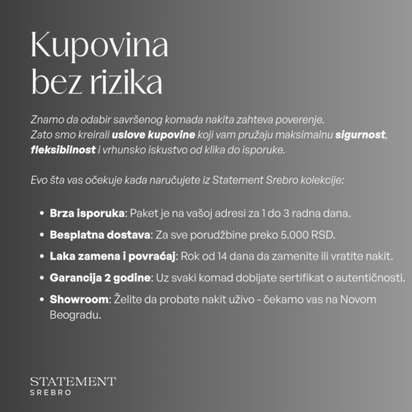 Kids Minđuše Bela rada